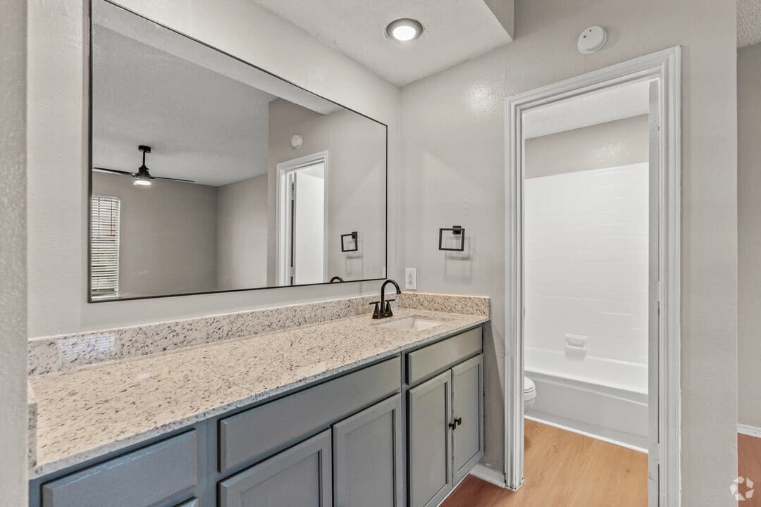 Full washer and dryer connections at Valencia Plaza Apartment Homes