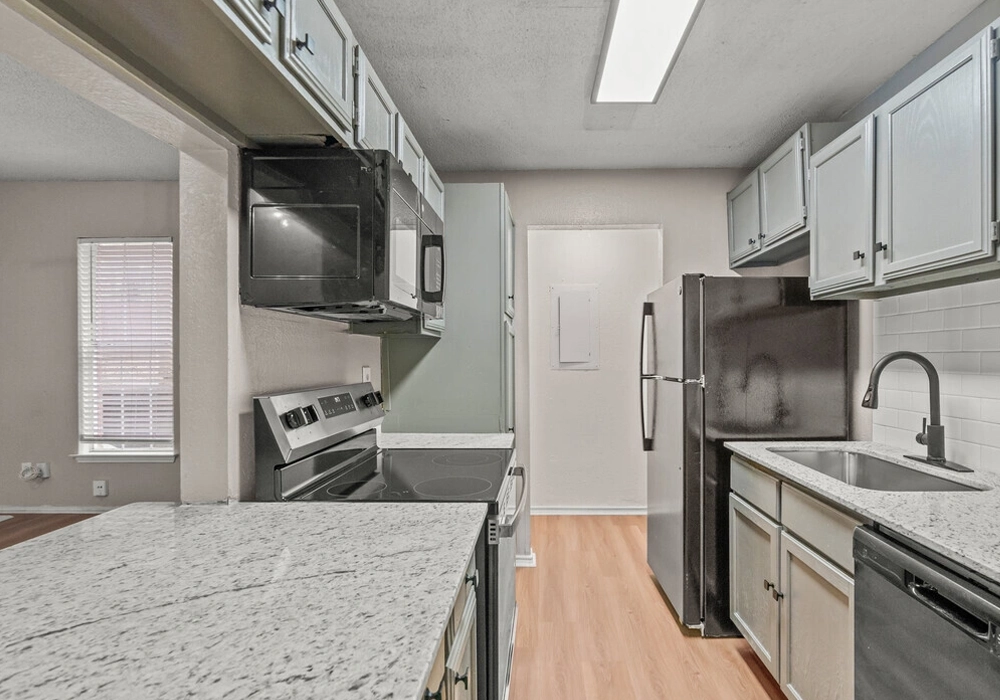 2x2 Classic apartment interior at Valencia Plaza Apartment Homes in Fort Worth, Texas